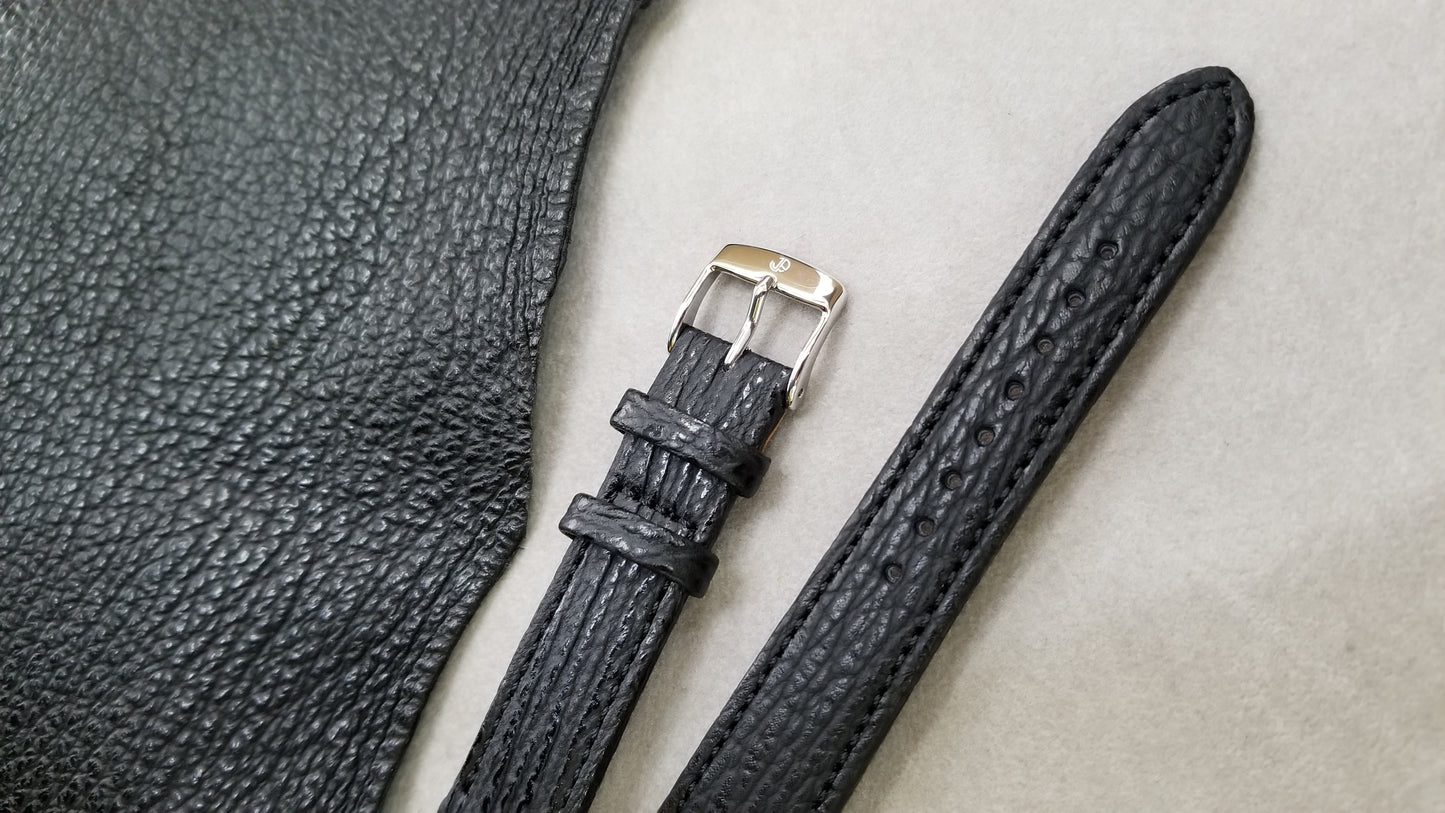 JPW 腕時計ベルト 気仙沼シャークスキン ピンクゴールド 18mm【JP-BELT-SHARK-PG】